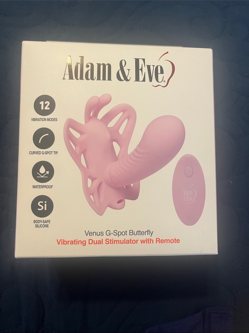 Venus G-Spot Butterfly Vibrating Dual Stimulator — Pink